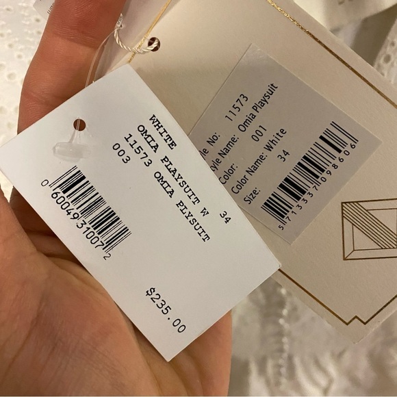 Notes Du Nord | OMIA Playsuit Romper White Crochet - Picture 6 of 11